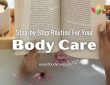 Body Care Routine Step